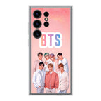 BTS Member in Pink Samsung Galaxy S24 Ultra Case