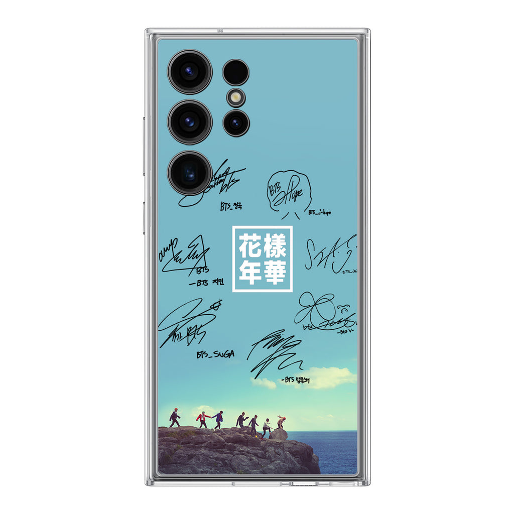 BTS Signature Samsung Galaxy S24 Ultra Case