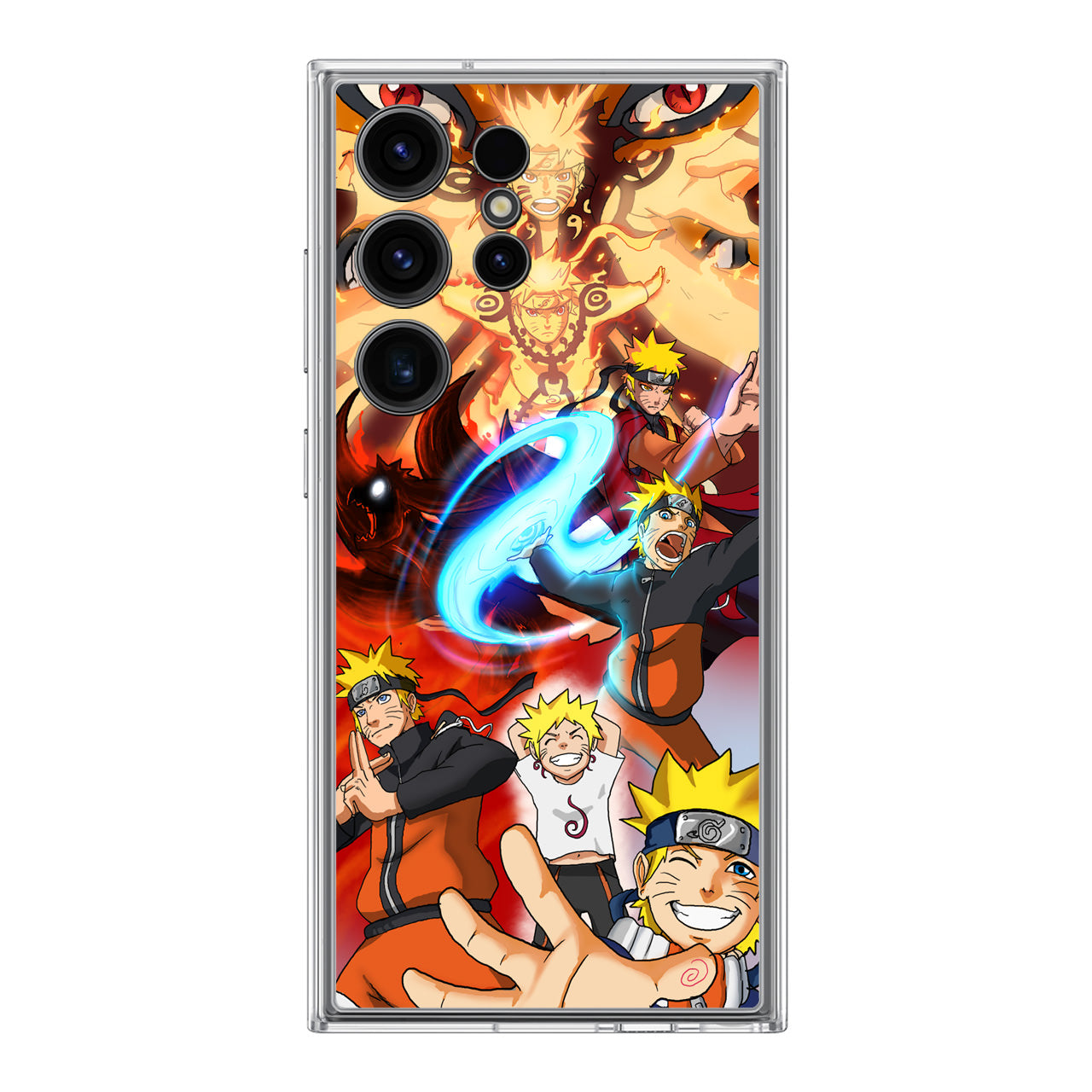 Evolution Of Naruto Uzumaki Samsung Galaxy S24 Ultra Case