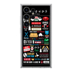 Friends TV Show Quotes Poster Samsung Galaxy S24 Ultra Case