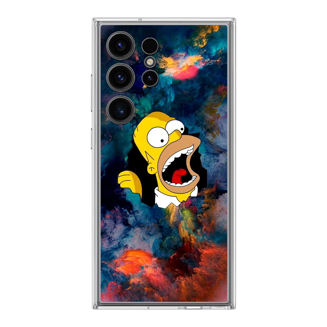 Homer Behind The Black Hole Samsung Galaxy S24 Ultra Case