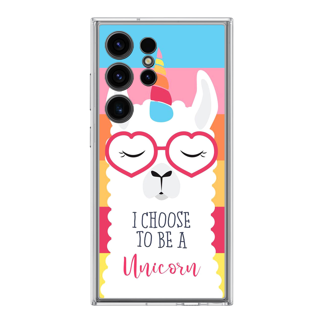 Llama Unicorn Samsung Galaxy S24 Ultra Case