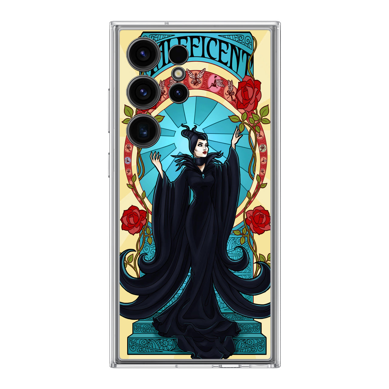 Maleficent With Flower Samsung Galaxy S24 Ultra Case