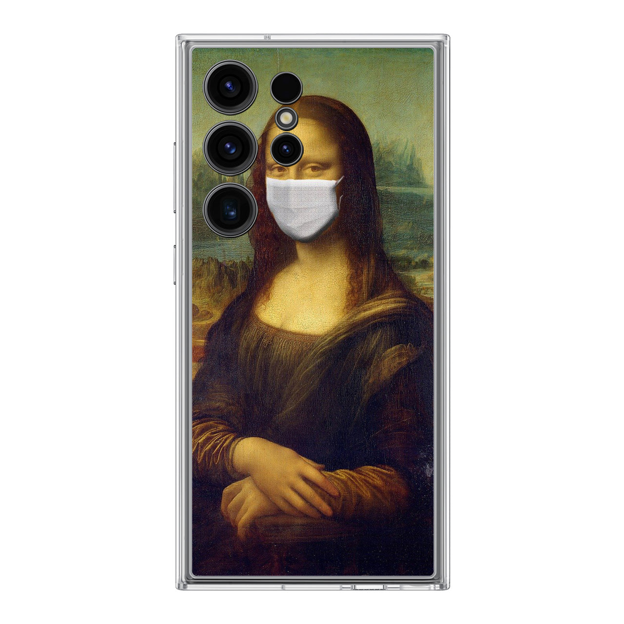 Monalisa In Pandemic Samsung Galaxy S24 Ultra Case