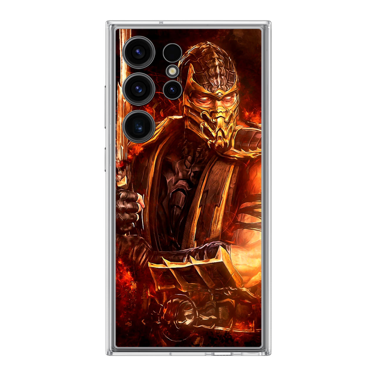 Mortal Kombat Scorpion Samsung Galaxy S24 Ultra Case