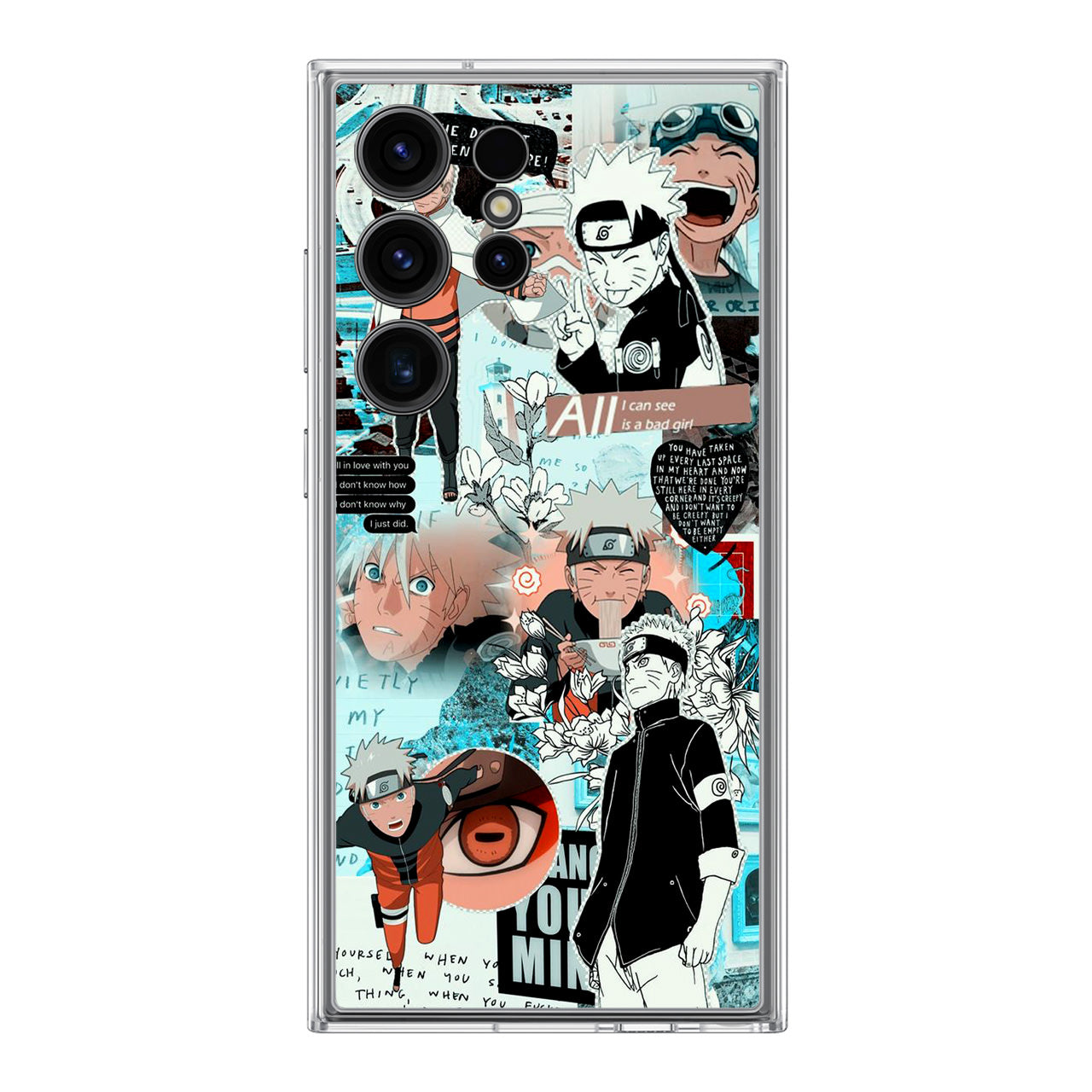 Naruto Collage Samsung Galaxy S24 Ultra Case