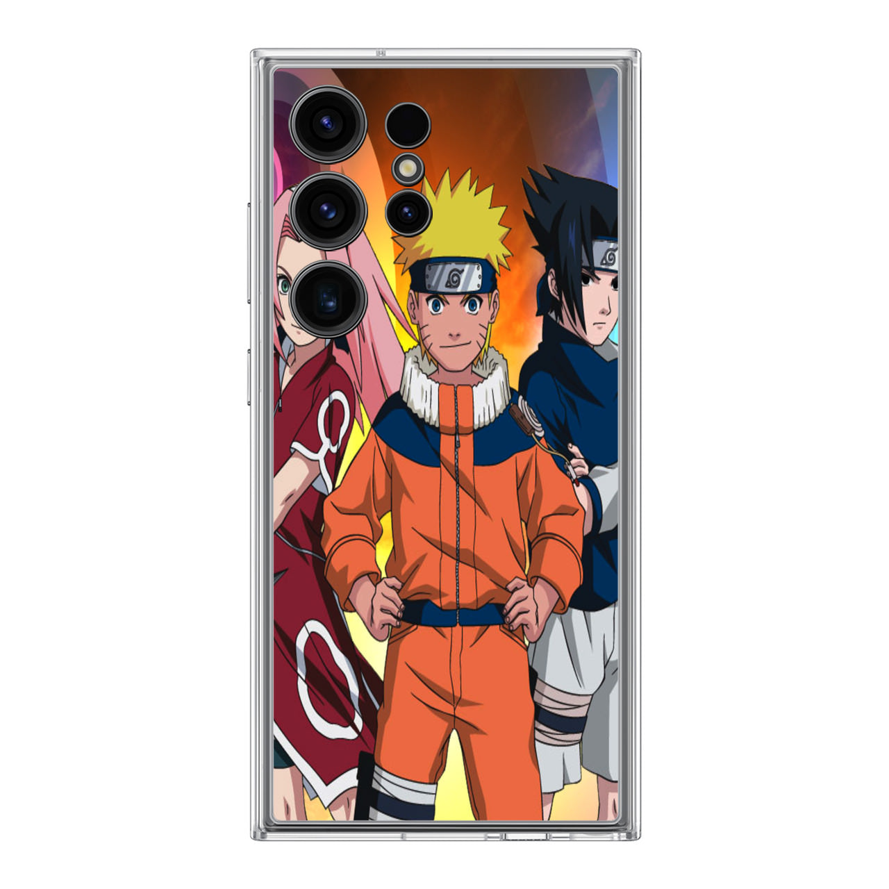 Naruto Sasuke And Sakura Samsung Galaxy S24 Ultra Case