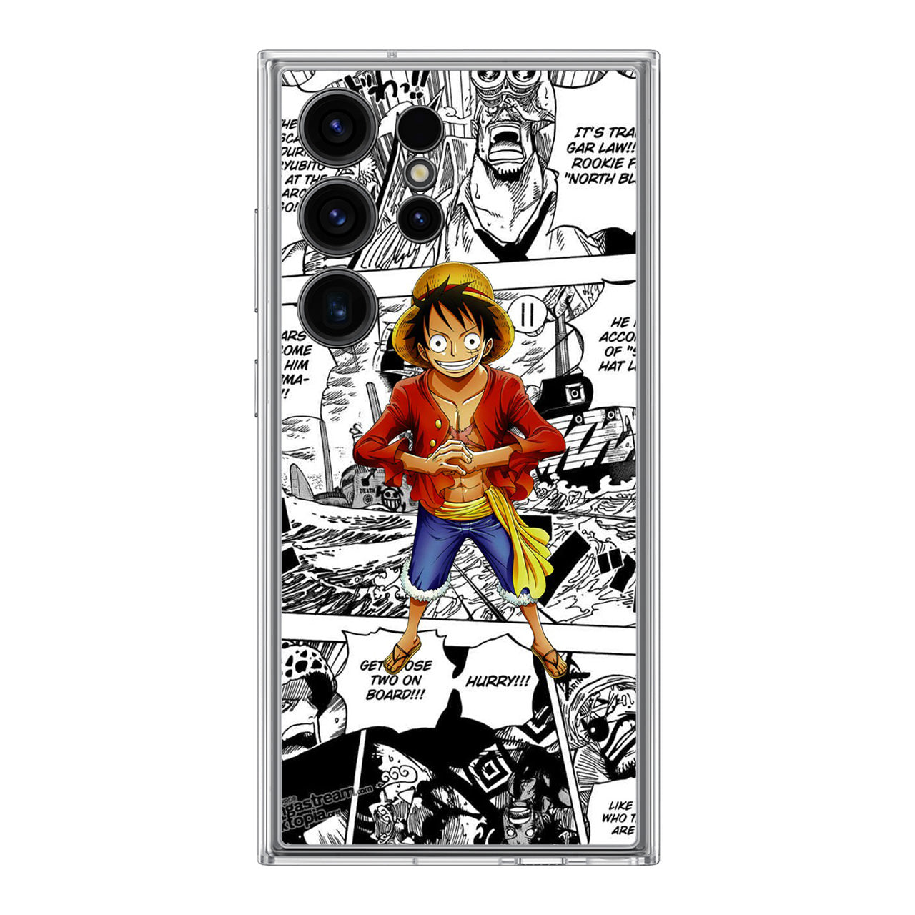 One Piece Luffy Comics Samsung Galaxy S24 Ultra Case