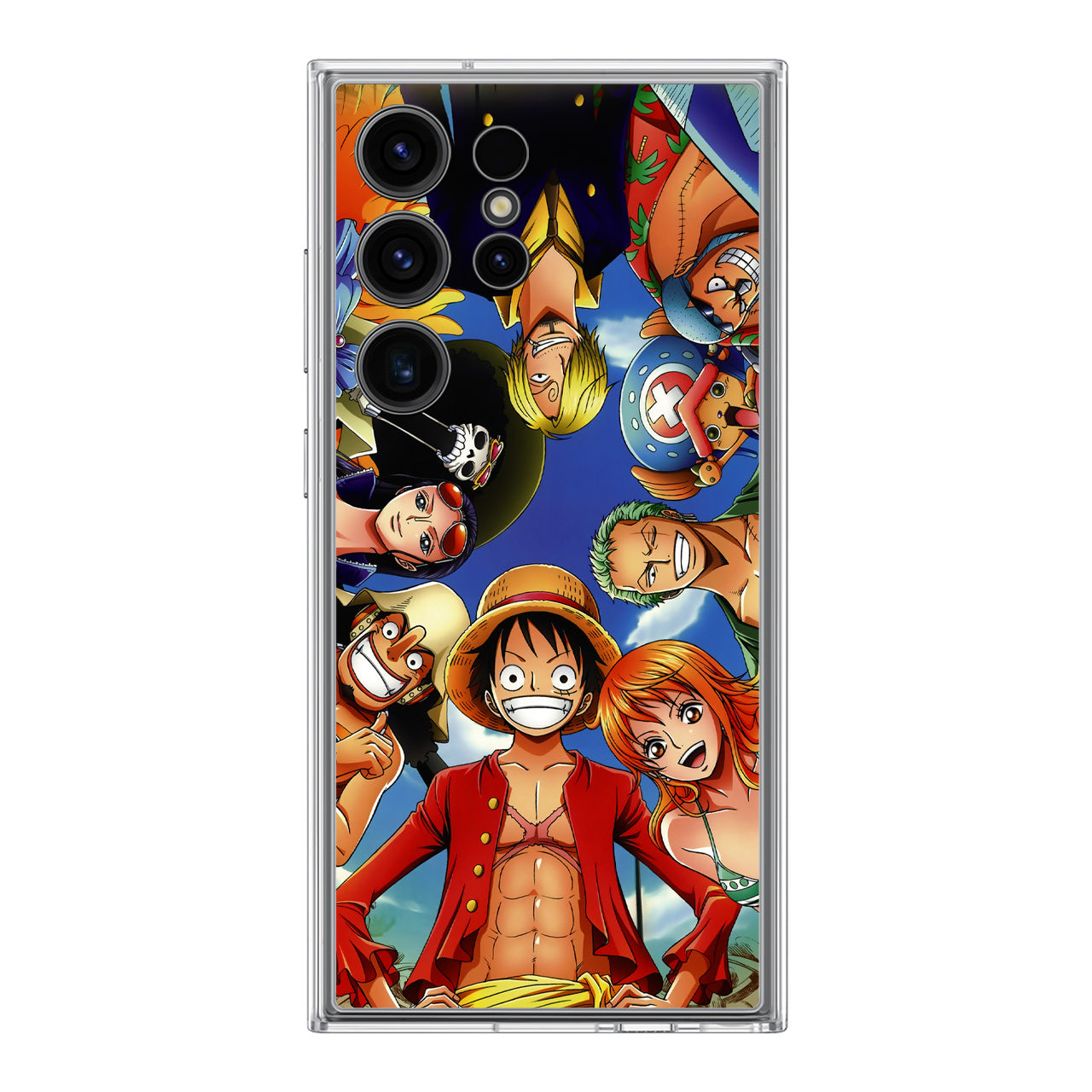 One Piece Luffy Crew Samsung Galaxy S24 Ultra Case