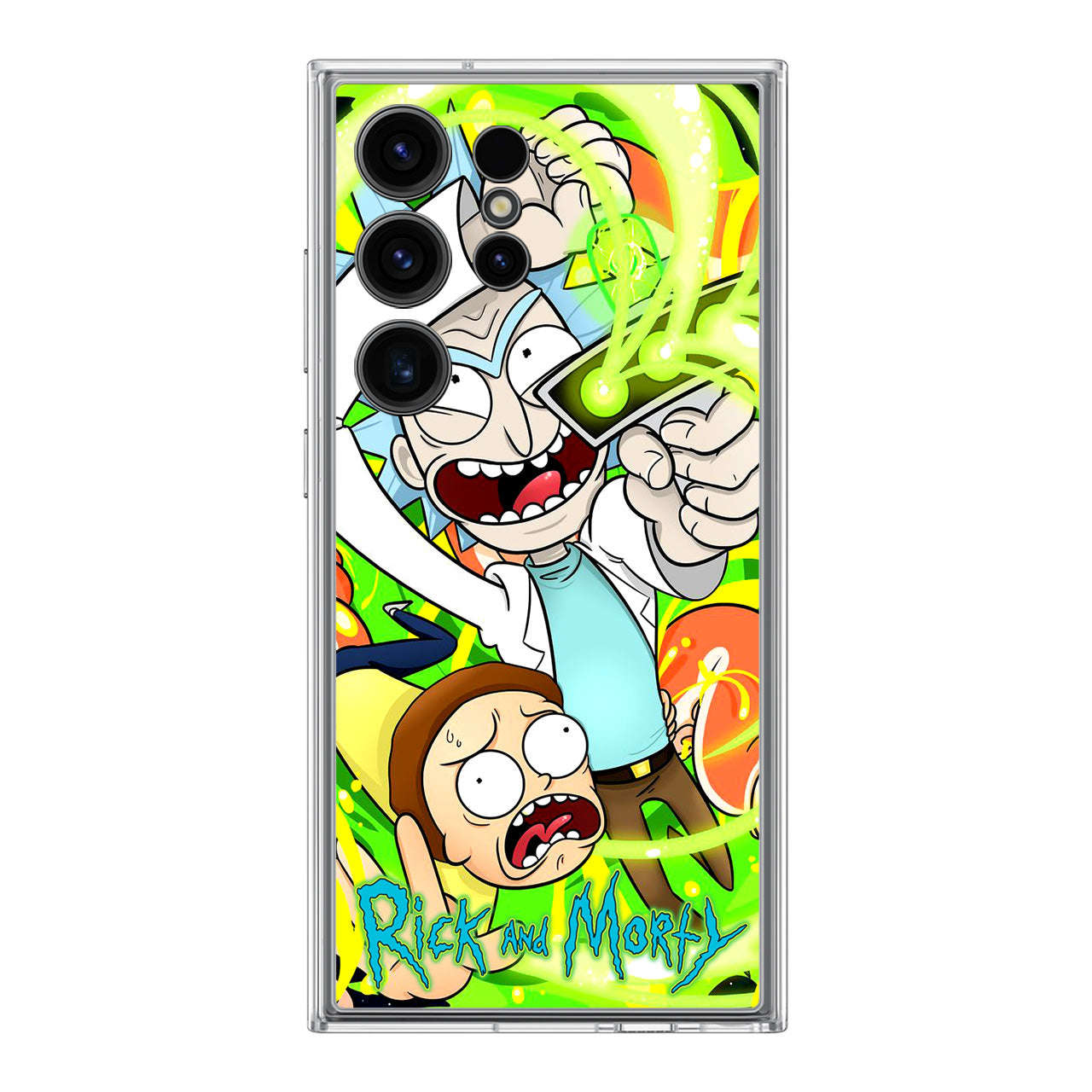 Rick And Morty Shoot Portal Gun Samsung Galaxy S24 Ultra Case