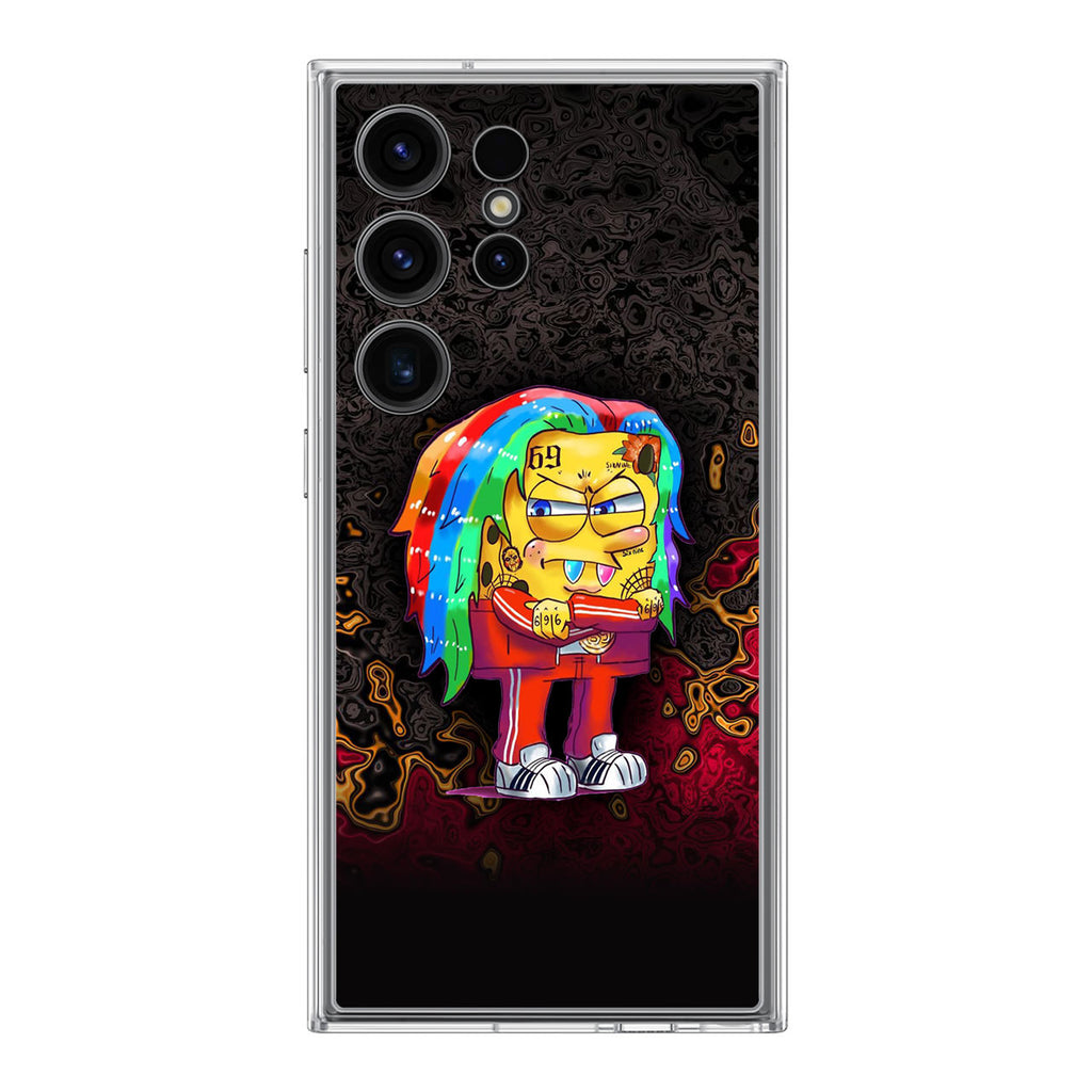 Sponge Hypebeast 69 Mode Samsung Galaxy S24 Ultra Case