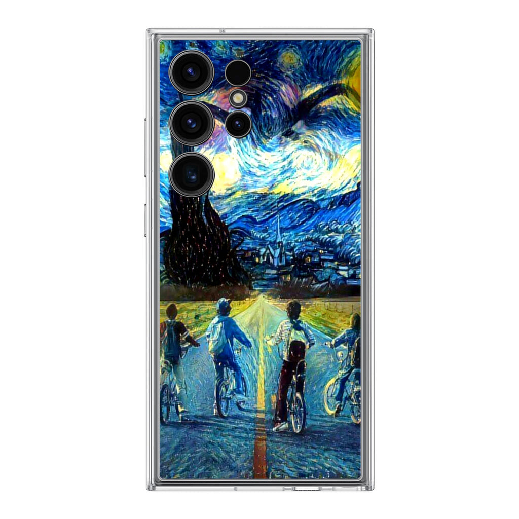 Stranger At Starry Night Samsung Galaxy S24 Ultra Case