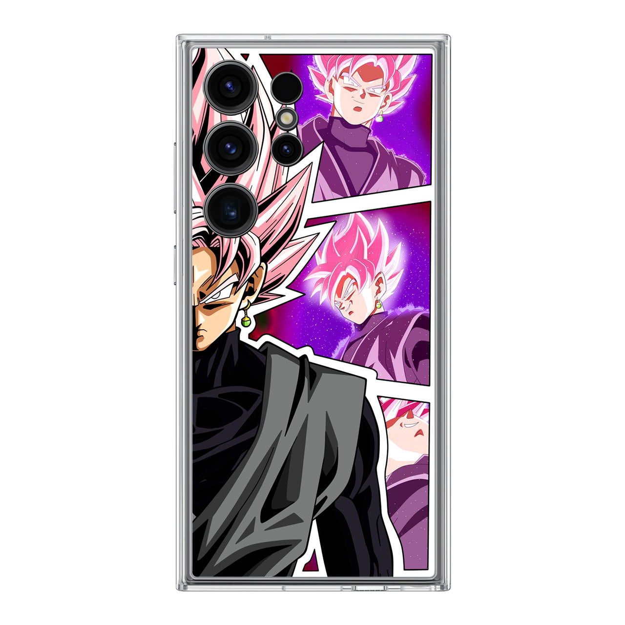 Super Goku Black Rose Collage Samsung Galaxy S24 Ultra Case