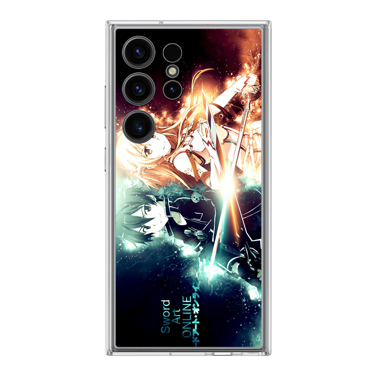 Sword Art Online Kirito and Asuna Samsung Galaxy S24 Ultra Case