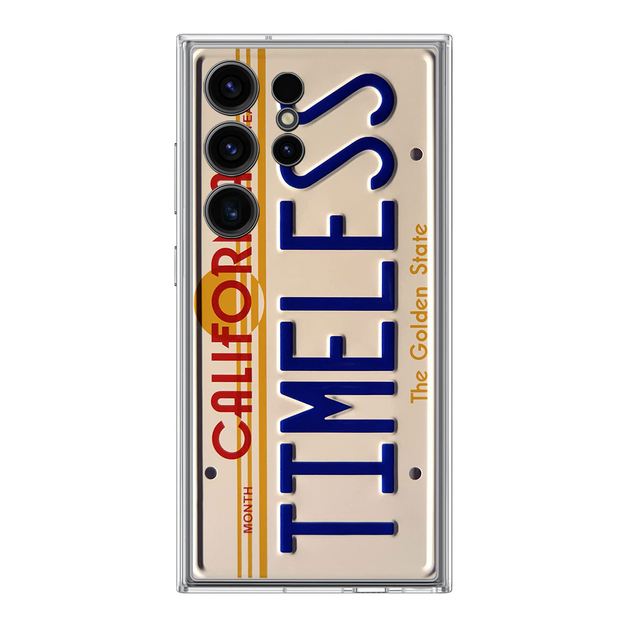 Back to the Future License Plate Timeless Samsung Galaxy S24 Ultra Case