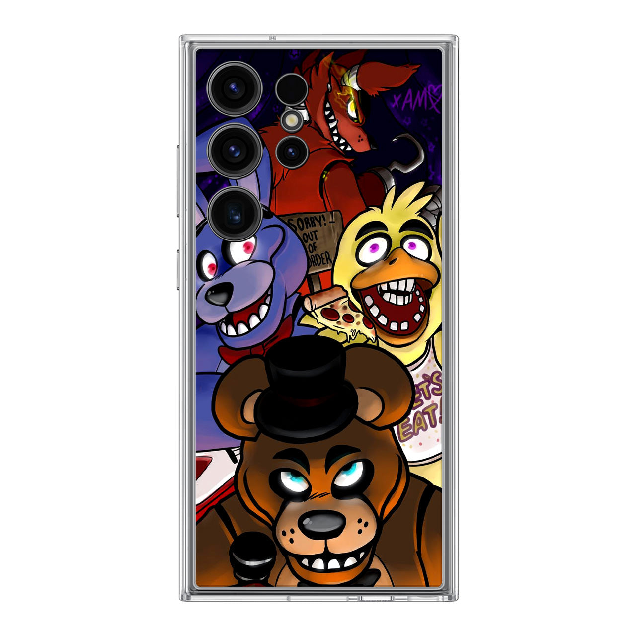 Five Nights at Freddy's Characters Samsung Galaxy S24 Ultra Case