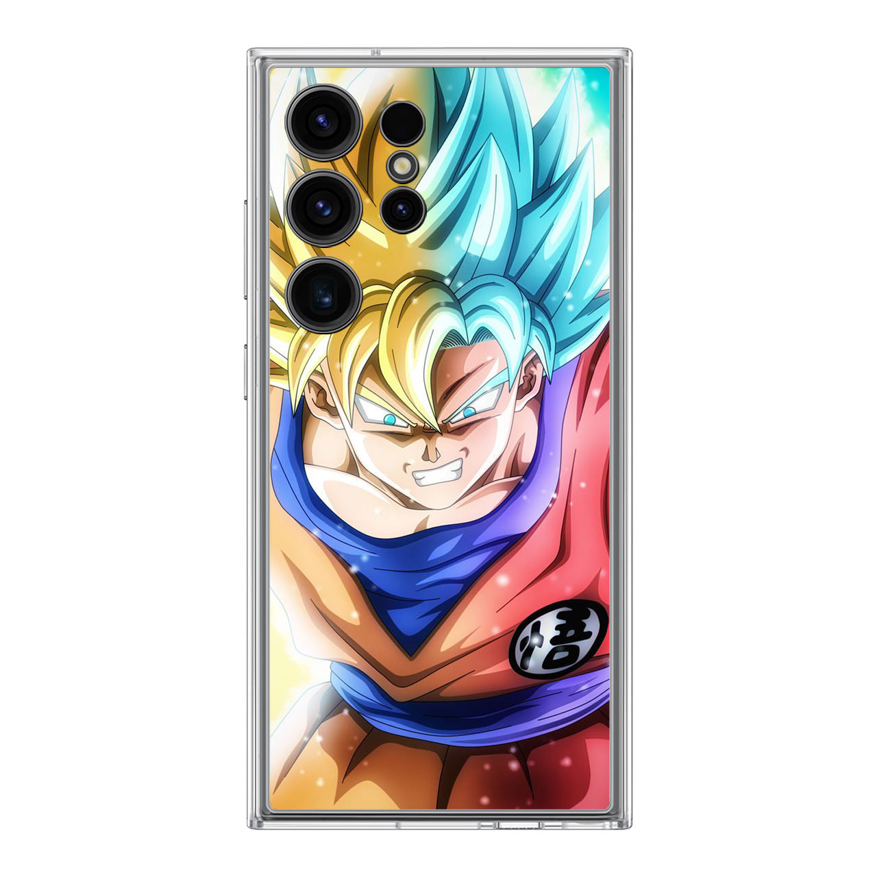 Goku SSJ 1 to SSJ Blue Samsung Galaxy S24 Ultra Case