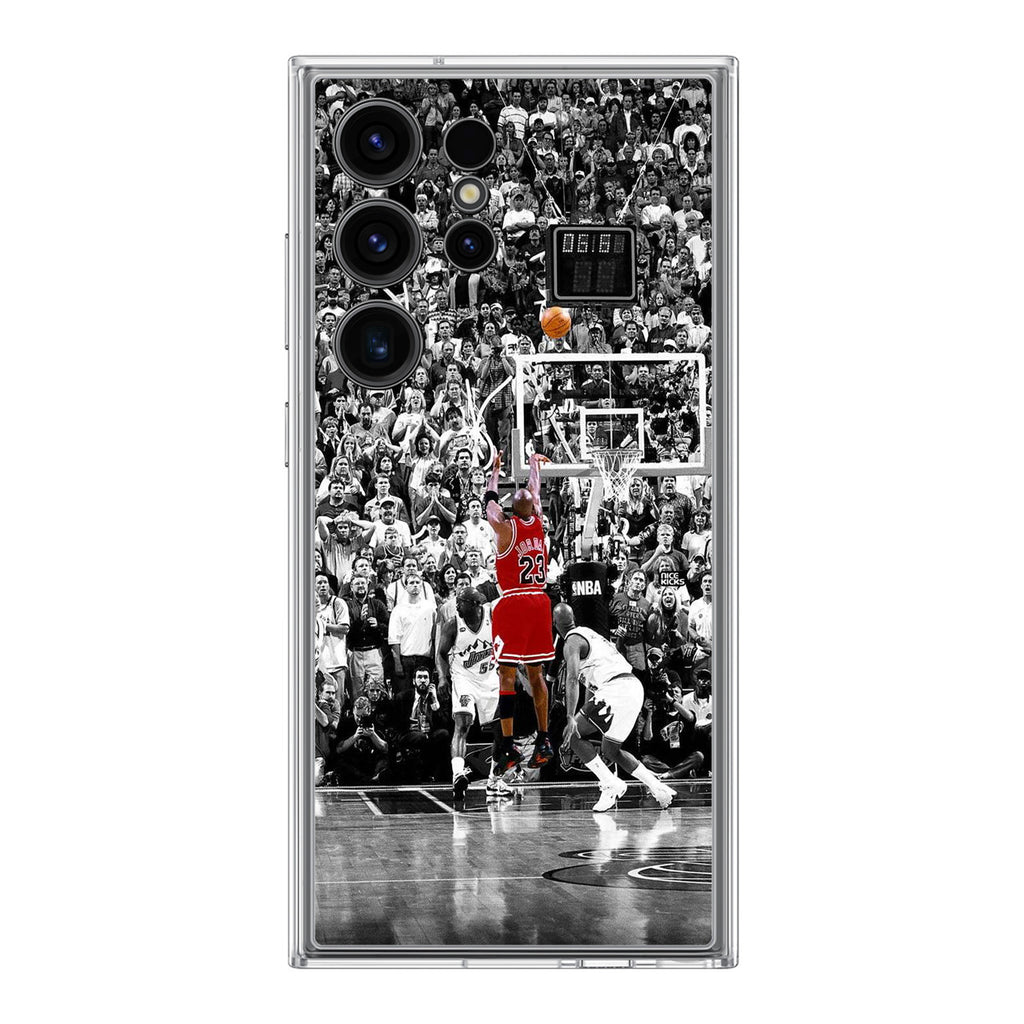 Michael Jordan Epic Shoot - Iconic Basketball Case | Galaxy S24 Ultra Case