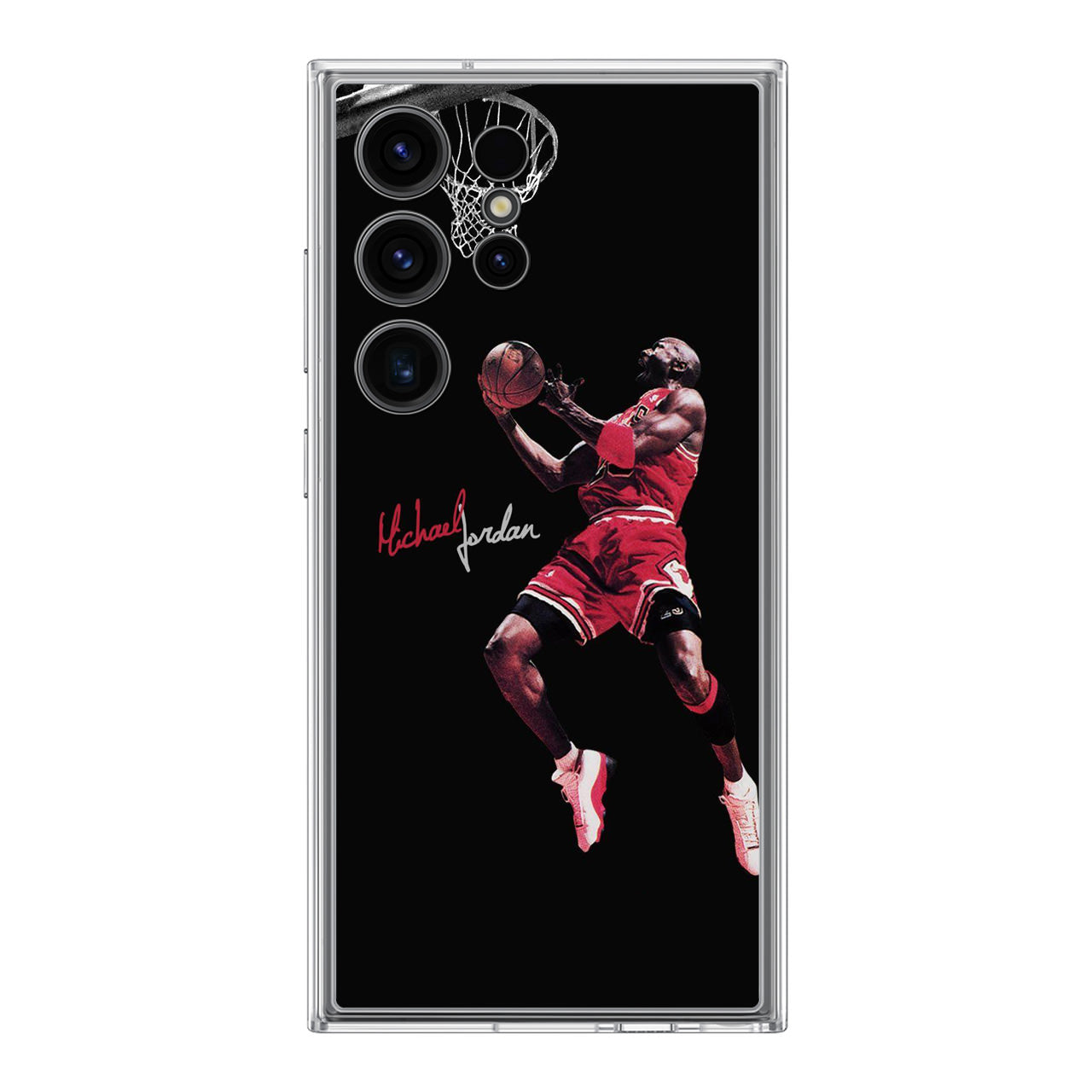 Michael Jordan Epic Jump Samsung Galaxy S24 Ultra Case