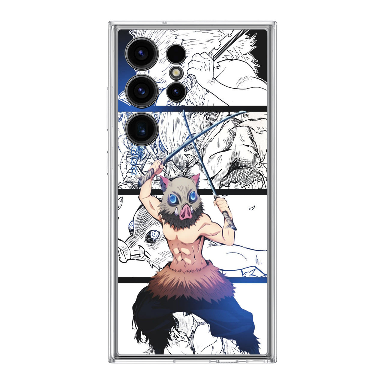 Inosuke Hashibira Manga Collage Samsung Galaxy S24 Ultra Case