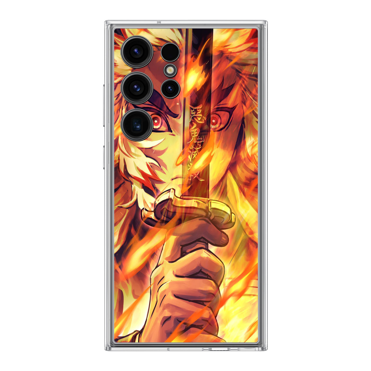 Kyojuro Rengoku Flame Sword Samsung Galaxy S24 Ultra Case