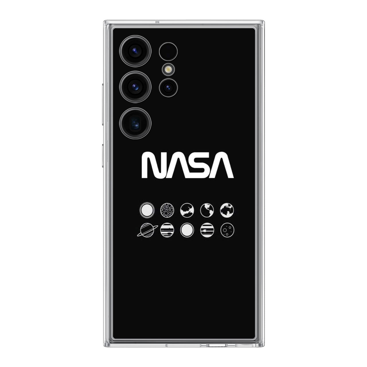 NASA Minimalist Samsung Galaxy S24 Ultra Case