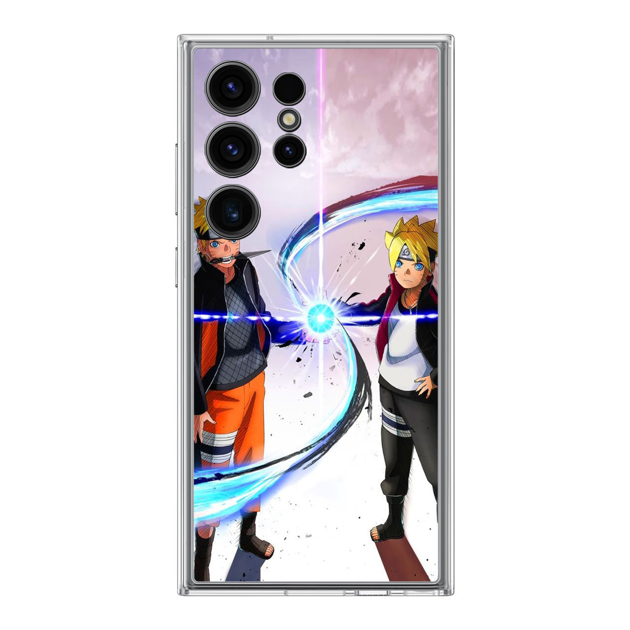 Rasengan Naruto Boruto Two Generation Samsung Galaxy S24 Ultra Case