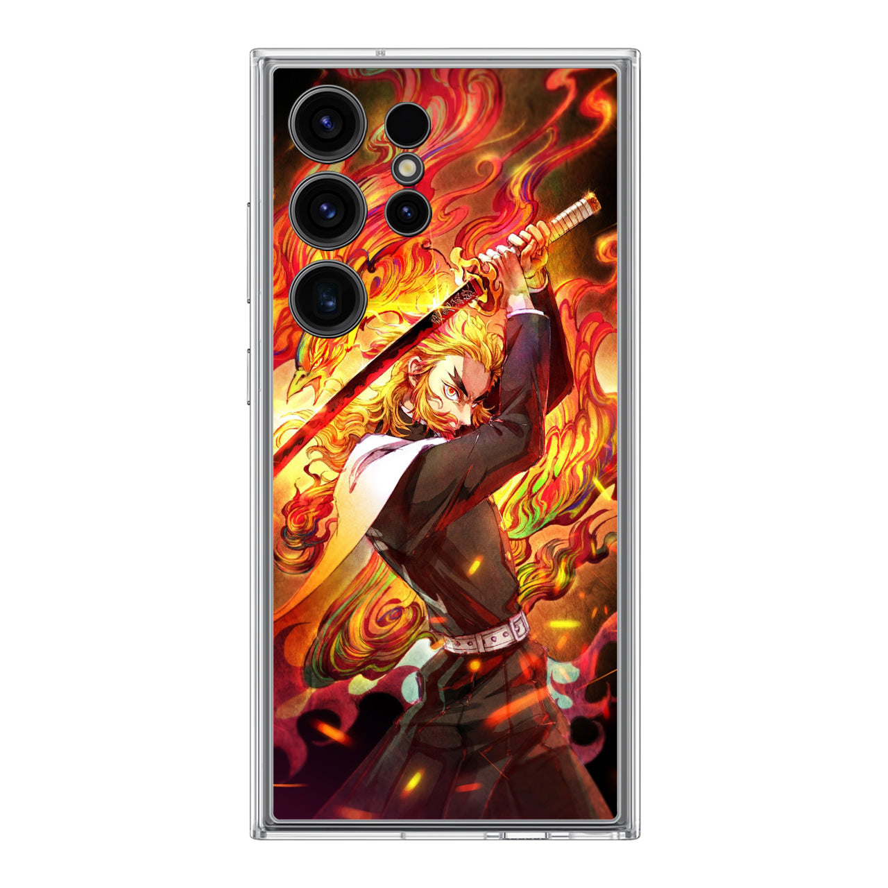 Rengoku Flame Pillar Samsung Galaxy S24 Ultra Case