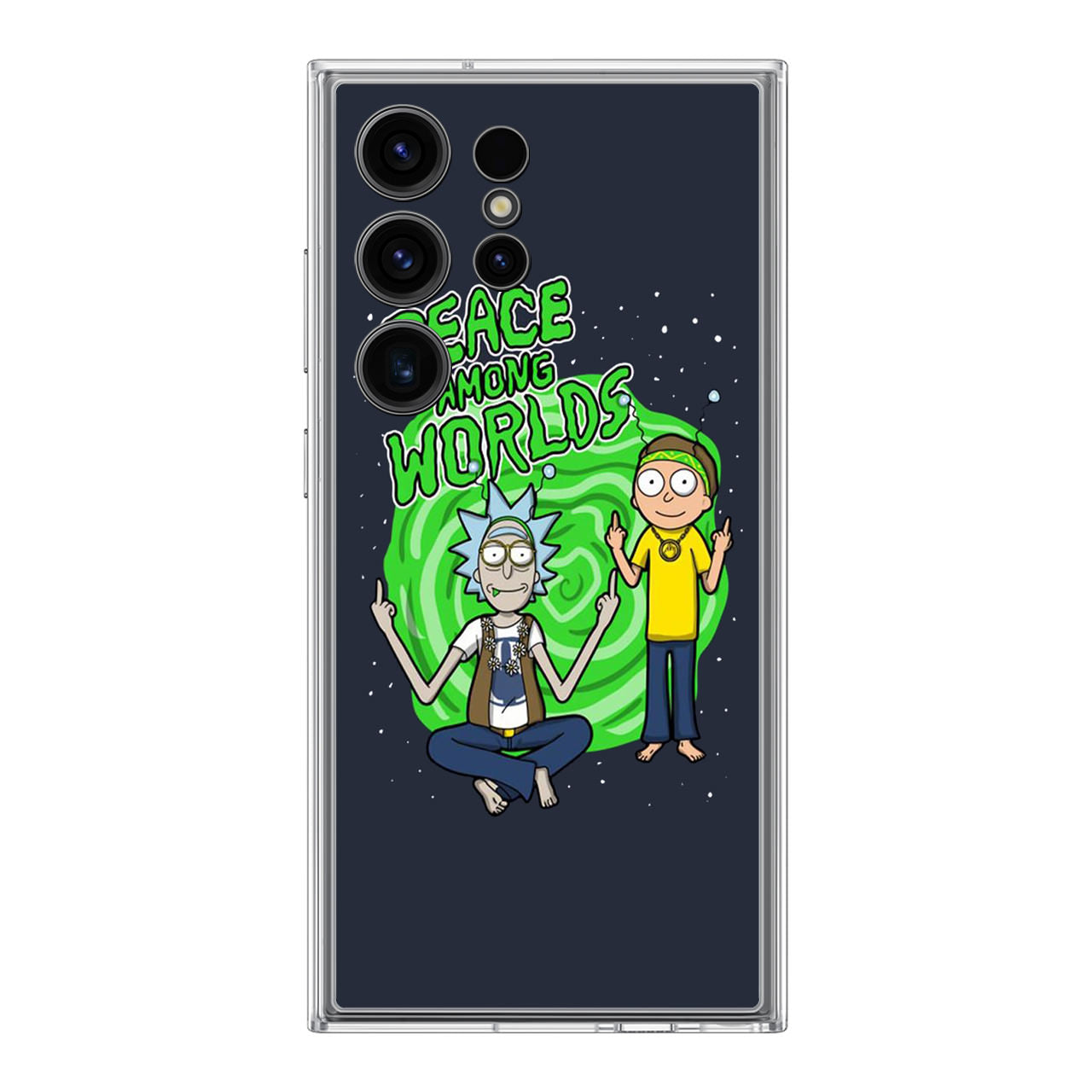 Rick And Morty Peace Among Worlds Samsung Galaxy S24 Ultra Case