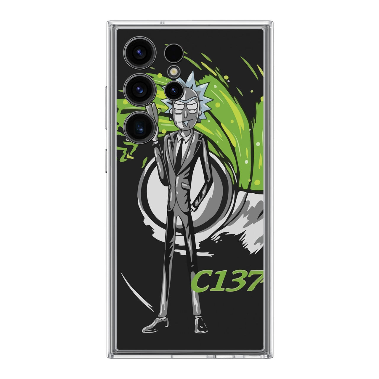 Rick Sanchez Agent C137 Samsung Galaxy S24 Ultra Case