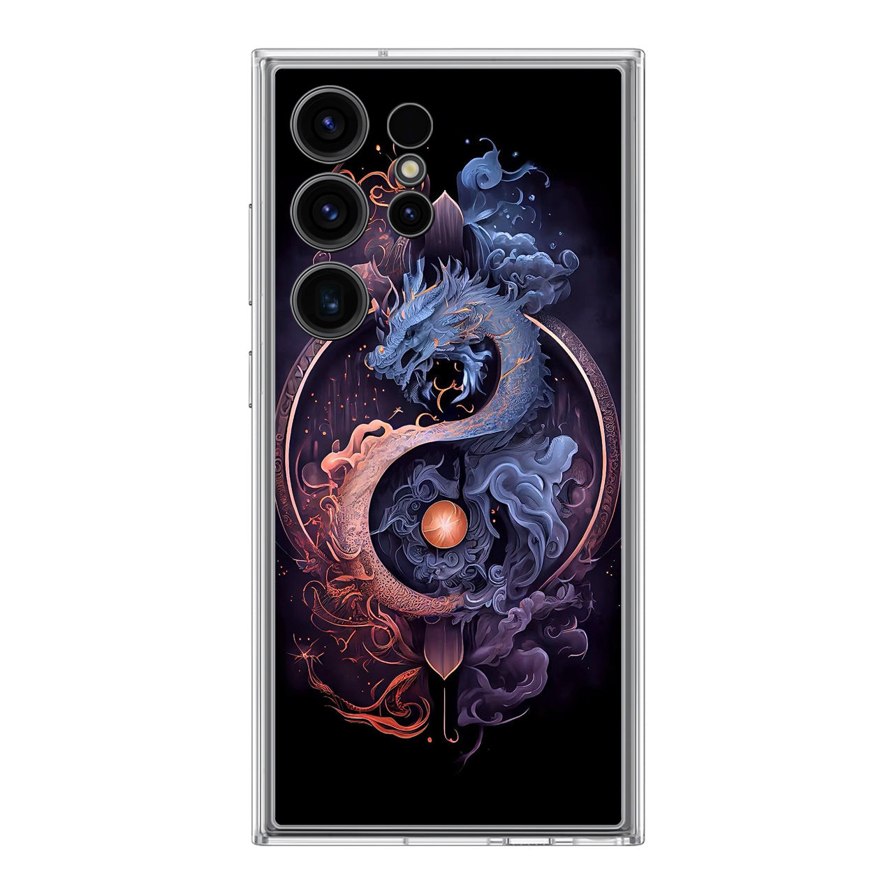 Dragon Yin Yang Samsung Galaxy S24 Ultra Case