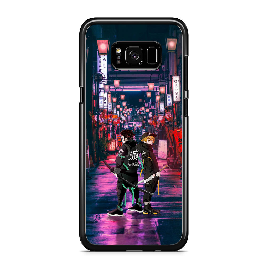 Tanjiro And Zenitsu in Style Galaxy S8 Plus Case