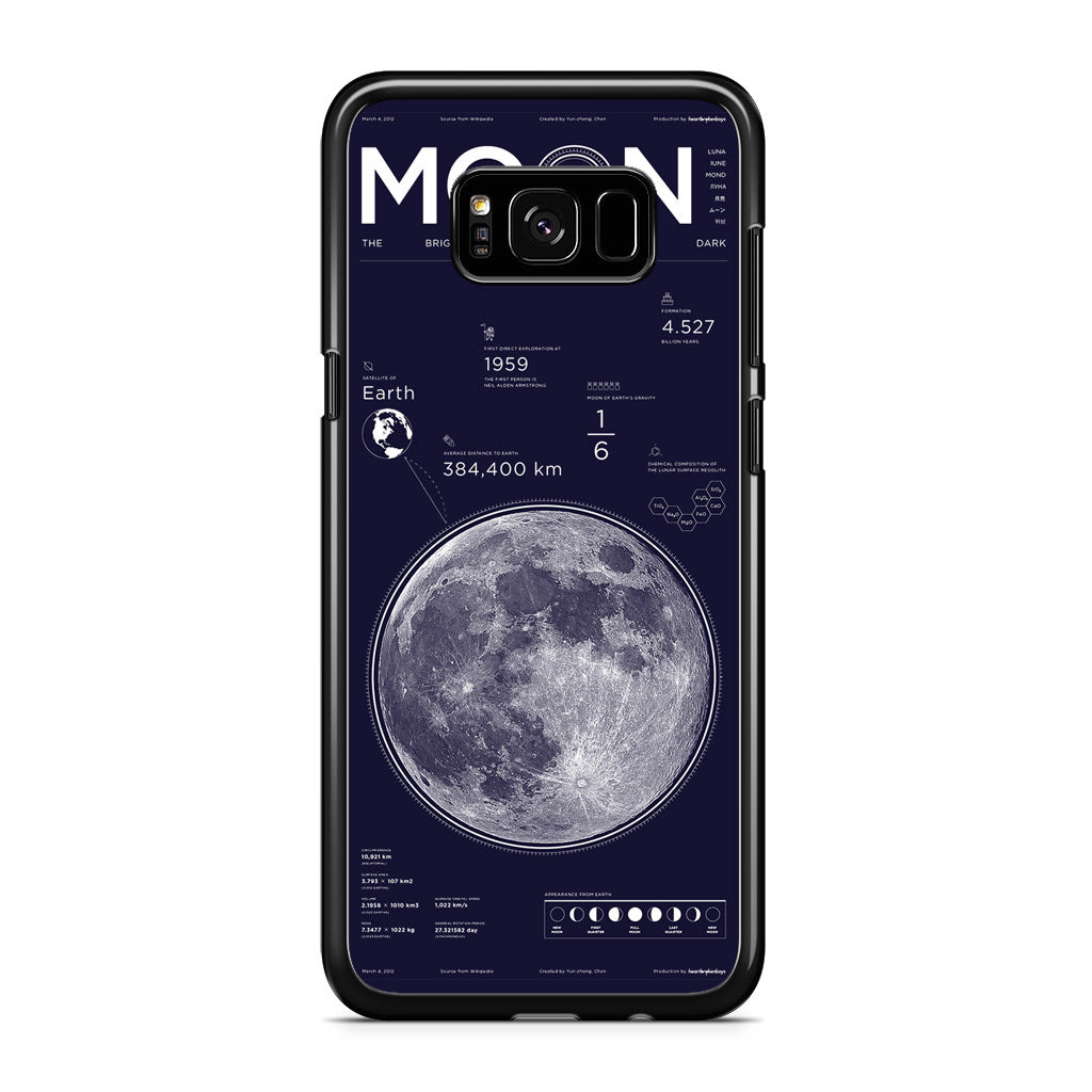 The Moon Galaxy S8 Case