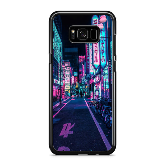 Tokyo Street Wonderful Neon Galaxy S8 Case