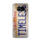 Back to the Future License Plate Timeless Galaxy S8 Case