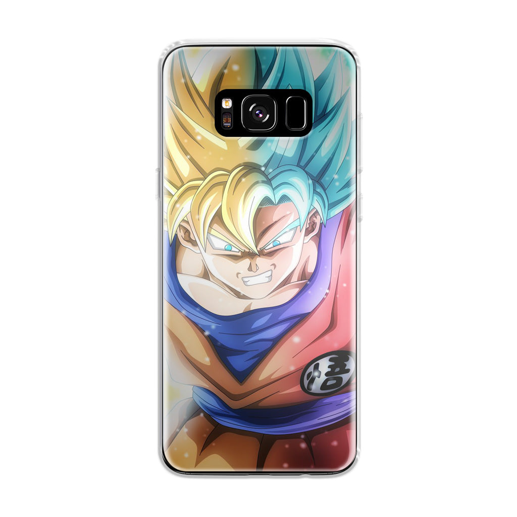 Goku SSJ 1 to SSJ Blue Galaxy S8 Plus Case