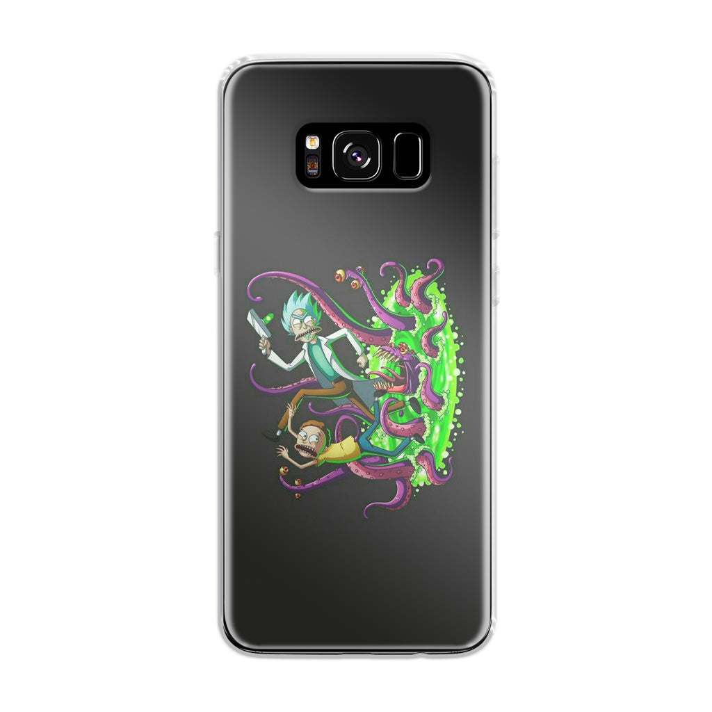 Rick And Morty Pass Through The Portal Galaxy S8 Plus Case