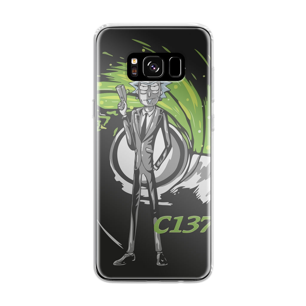 Rick Sanchez Agent C137 Galaxy S8 Case