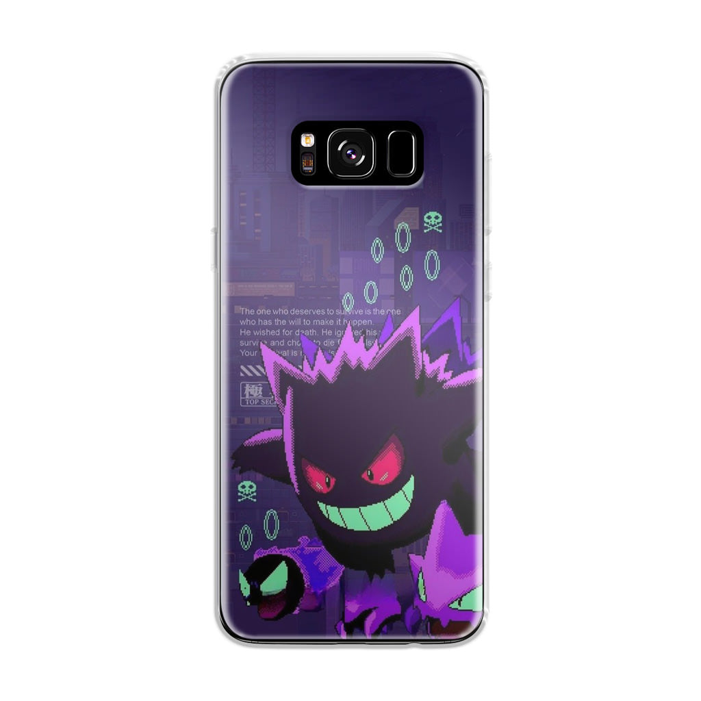 Gengar Pixel Art Galaxy S8 Plus Case