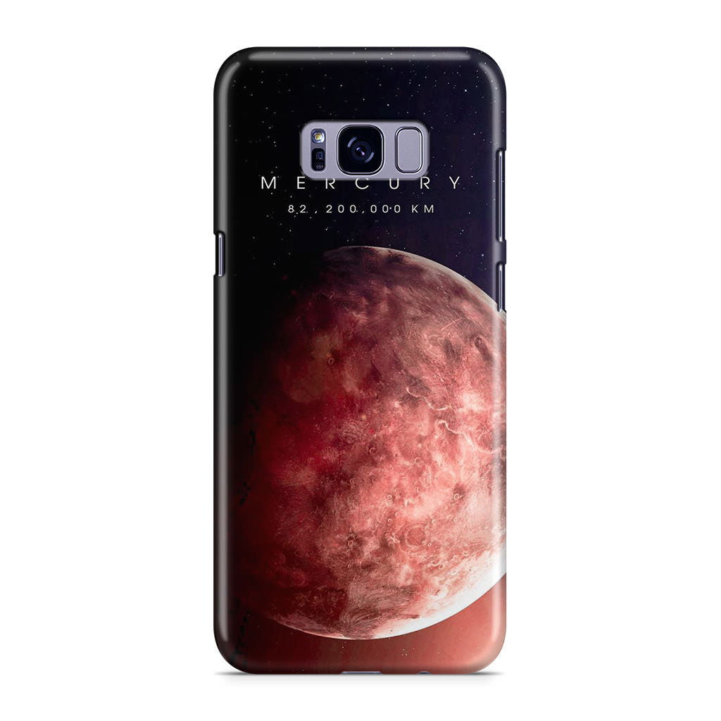 Planet Mercury Galaxy S8 Case