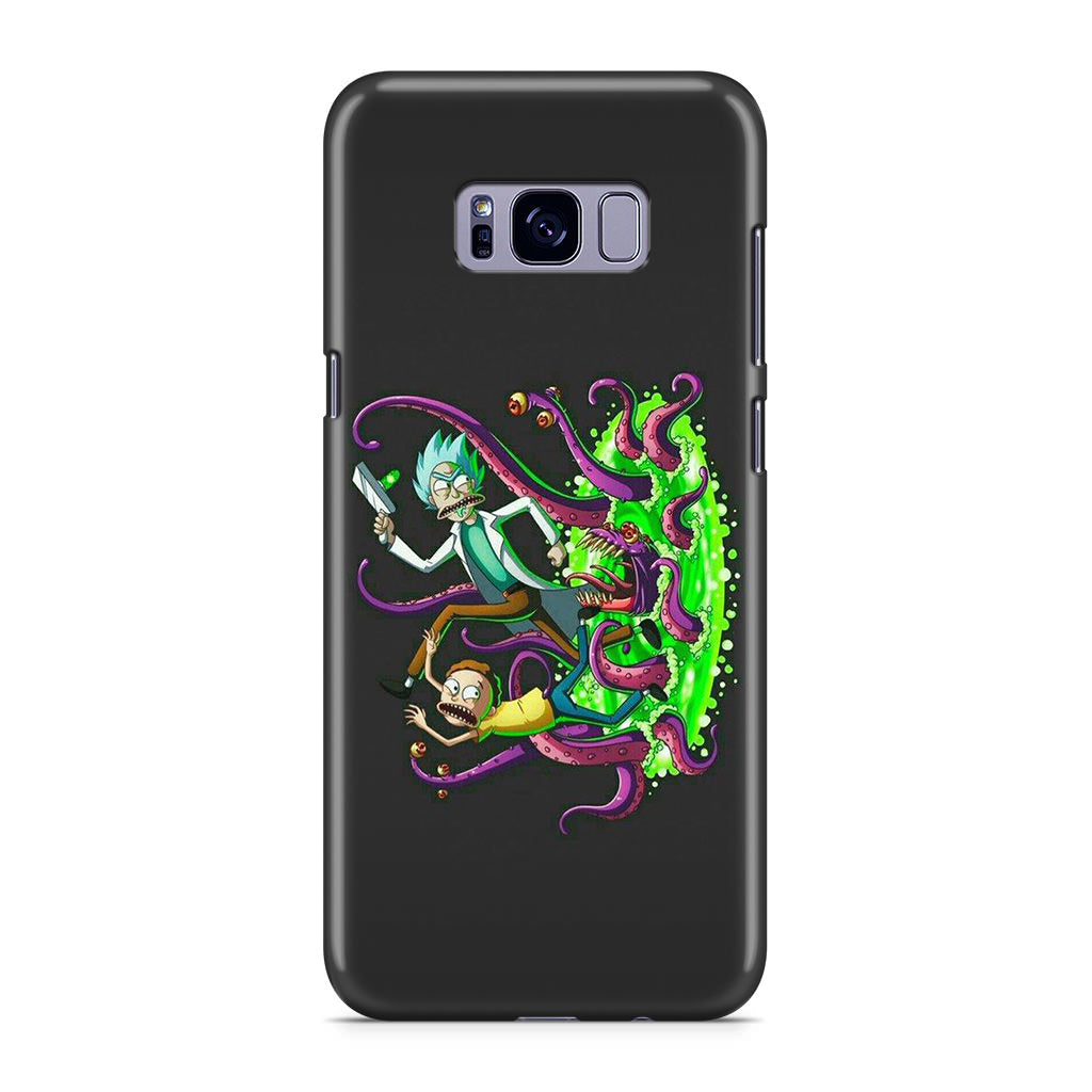 Rick And Morty Pass Through The Portal Galaxy S8 Case