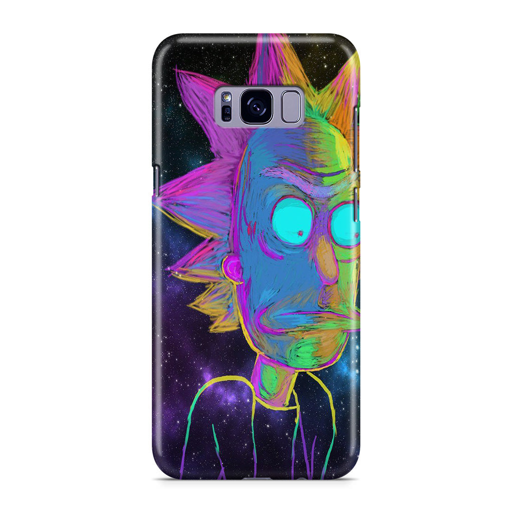 Rick Colorful Crayon Space Galaxy S8 Case