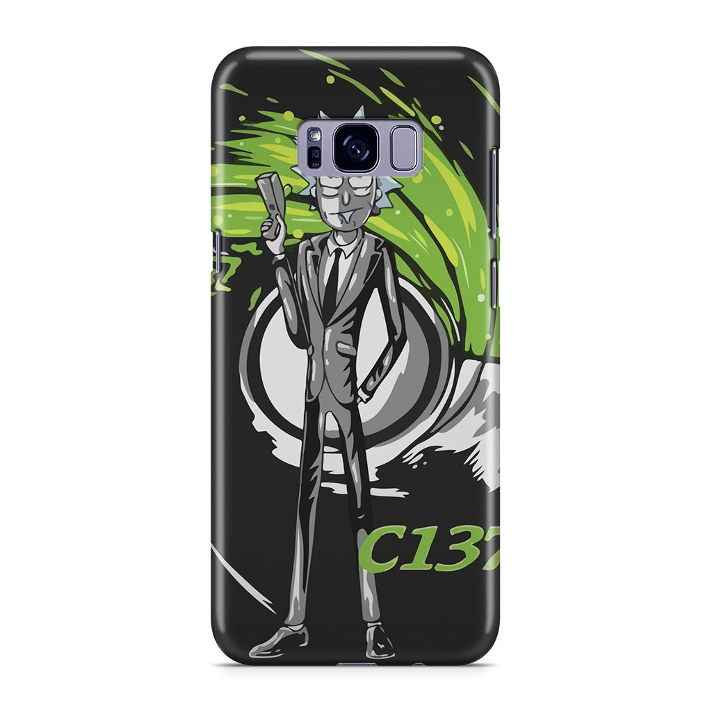 Rick Sanchez Agent C137 Galaxy S8 Plus Case