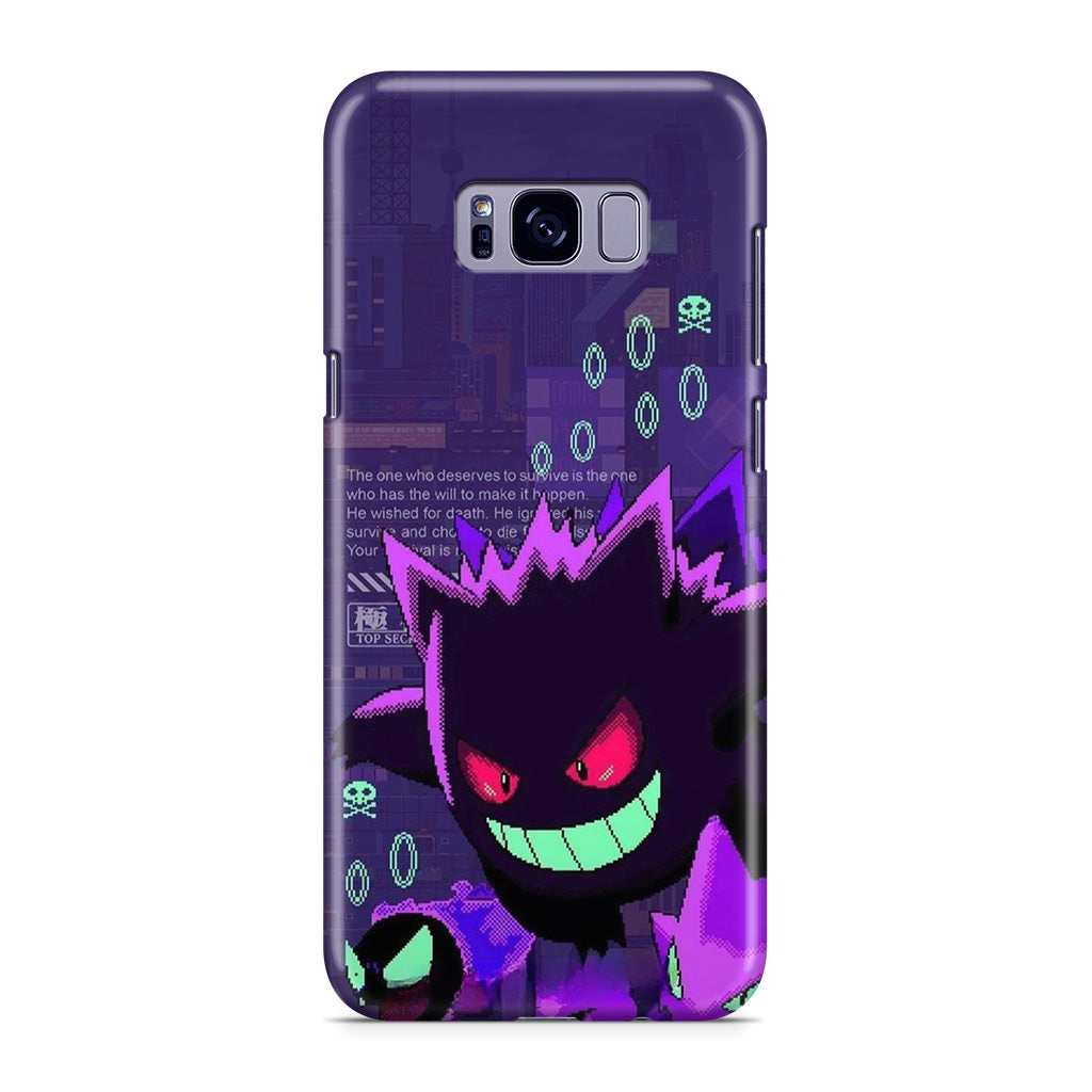 Gengar Pixel Art Galaxy S8 Plus Case