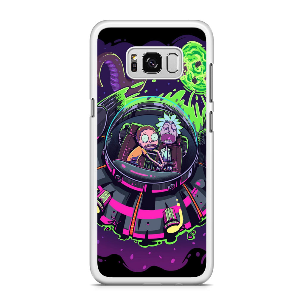 Rick And Morty Spaceship Galaxy S8 Case