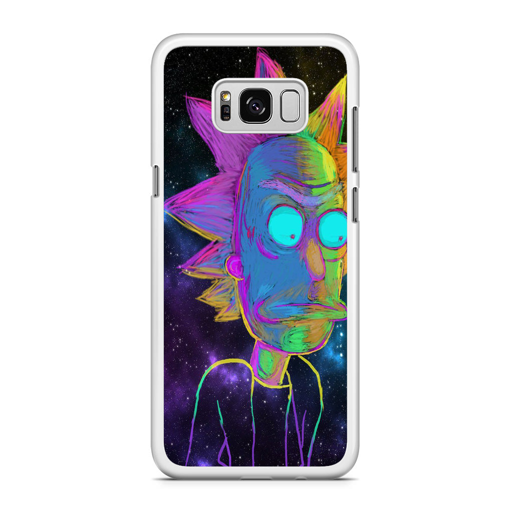 Rick Colorful Crayon Space Galaxy S8 Case