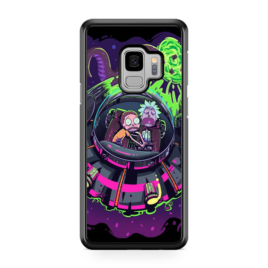 Rick And Morty Spaceship Galaxy S9 Case