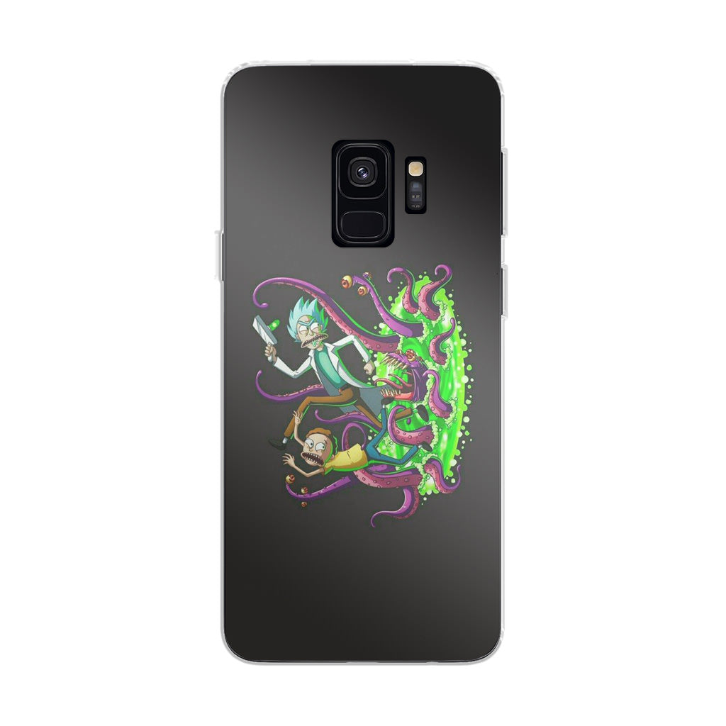 Rick And Morty Pass Through The Portal Galaxy S9 Case