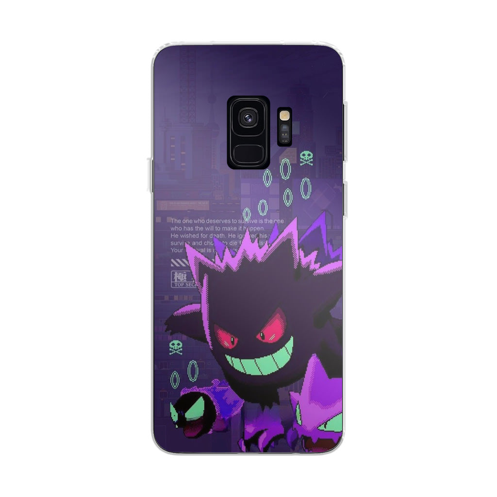 Gengar Pixel Art Galaxy S9 Case