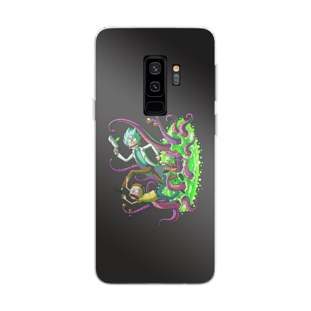 Rick And Morty Pass Through The Portal Galaxy S9 Plus Case
